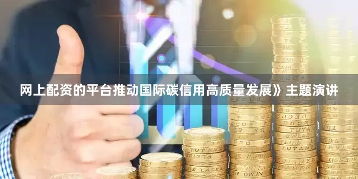 网上配资的平台推动国际碳信用高质量发展》主题演讲